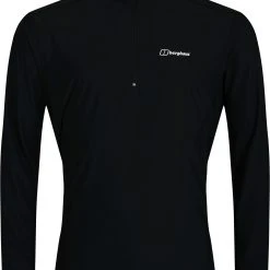 Berghaus 24/7 Base Haut manches longues à fermeture éclair torse Homme, bleu -Elen Sport Boutique berghaus 24 7 base half zip ls top men black black 3 2