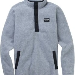 Burton Hearth Pull En Polaire Homme, gris