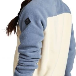 Burton Hearth Pull en polaire Femme, gris -Elen Sport Boutique burton hearth fleece pullover women folkstone gray creme brulee 4 1