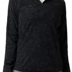 Columbia Glacial IV Print Pull Polaire Zip Torse 1/2 Femme, blanc