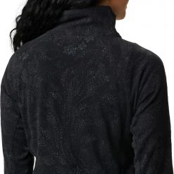 Columbia Glacial IV Print Pull Polaire Zip Torse 1/2 Femme, blanc -Elen Sport Boutique columbia glacial iv print 1 2 zip pullover women black dotty floral 3