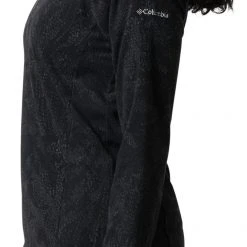 Columbia Glacial IV Print Pull Polaire Zip Torse 1/2 Femme, blanc -Elen Sport Boutique columbia glacial iv print 1 2 zip pullover women black dotty floral 5