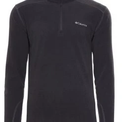 Columbia Klamath Range II Pull en polaire avec demi-zip Homme, bleu