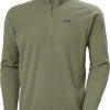 Helly Hansen Daybreaker Polaire 1/2 zip Homme, Bleu pétrole