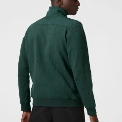 Helly Hansen Lillo Snap Pull Homme, Bleu pétrole -Elen Sport Boutique helly hansen lillo snap pullover men darkest spruce 4