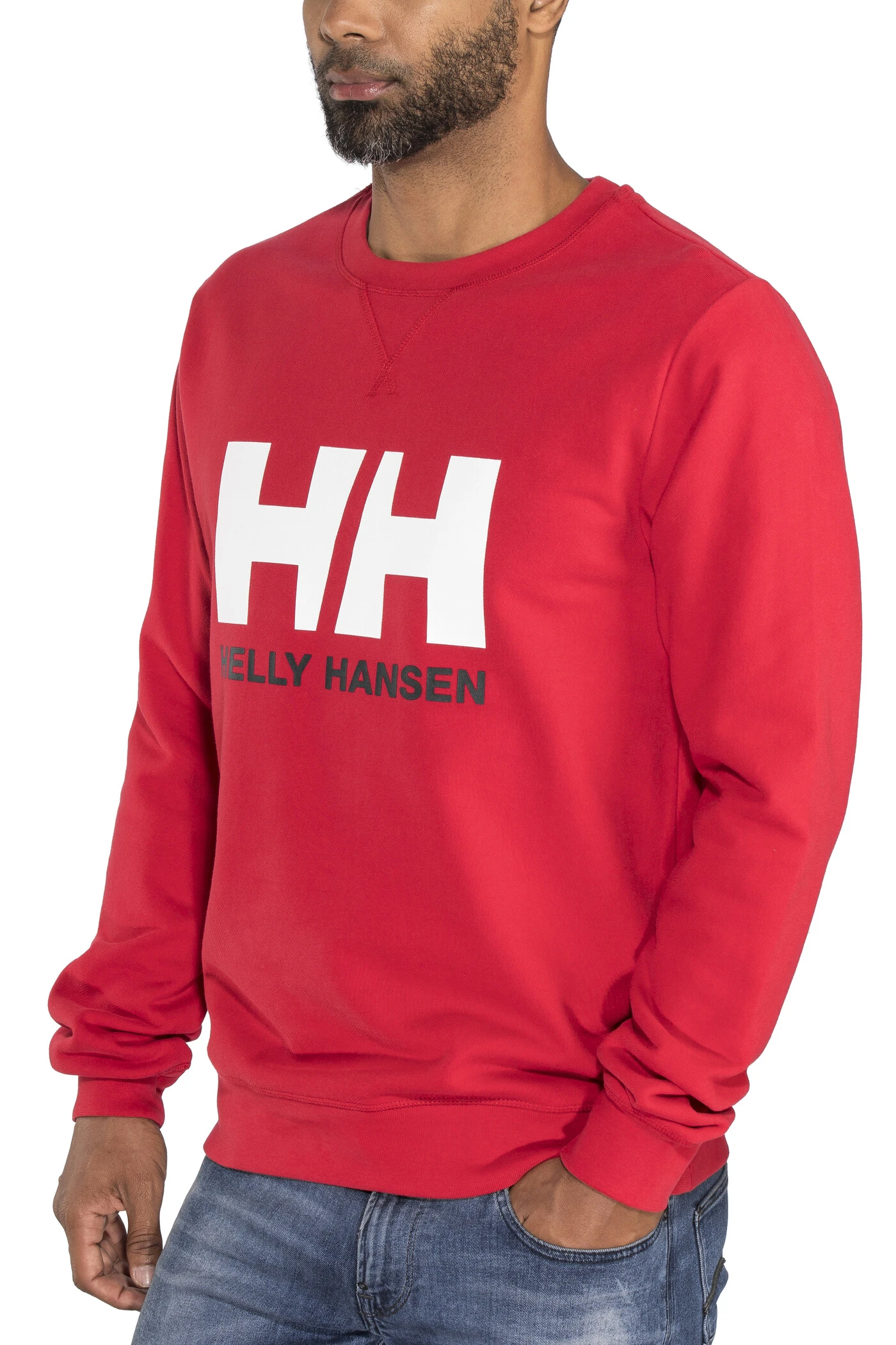 Helly Hansen HH Logo Sweat-shirt à col ras-du-cou Homme, bleu 2 Helly Hansen HH Logo Sweat-shirt à col ras-du-cou Homme, bleu – Image 2