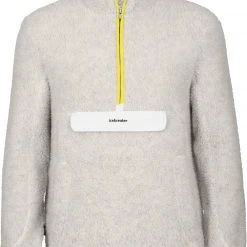 Icebreaker ICL RealFleece Sherpa Couche intermédiaire semi-fermée à manches longues Homme, gris