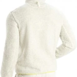 Icebreaker ICL RealFleece Sherpa Couche intermédiaire semi-fermée à manches longues Homme, gris -Elen Sport Boutique icebreaker icl realfleece sherpa ls half zip midlayer men ecru heather shine 3