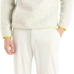 Icebreaker ICL RealFleece Sherpa Couche intermédiaire semi-fermée à manches longues Homme, gris -Elen Sport Boutique icebreaker icl realfleece sherpa ls half zip midlayer men ecru heather shine 4