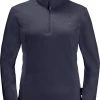 Jack Wolfskin Gecko Couche intermédiaire Femme, bleu