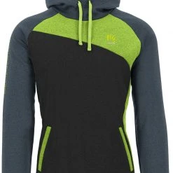 Karpos Pramper Sweat à Capuche en polaire Homme, bleu/noir