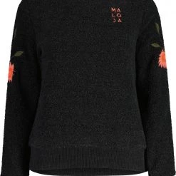 Maloja FeldhaseM. Pull en polaire en peau de mouton Femme, noir