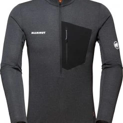 Mammut Aenergy Light Couche intermédiaire à fermeture éclair torse Homme, gris/noir
