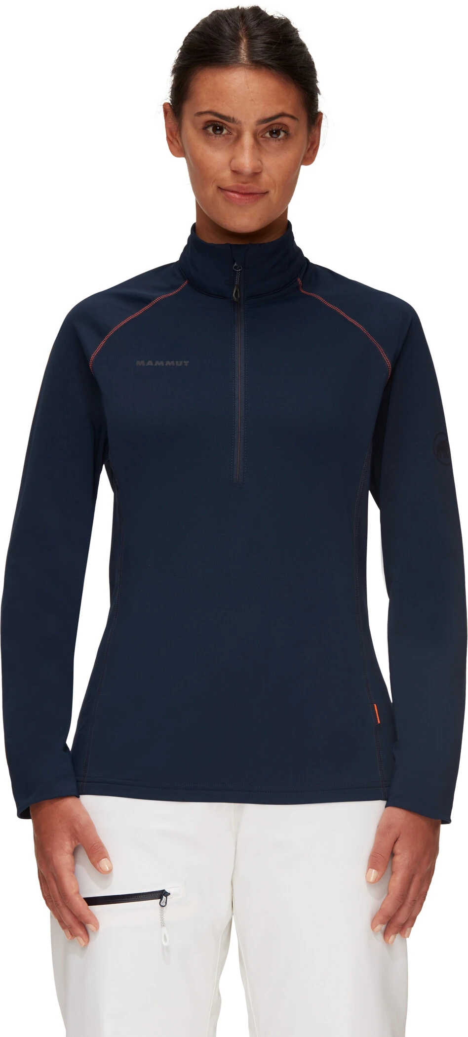 Mammut Snow Pull à fermeture éclair torse Femme, bleu 2 Mammut Snow Pull à fermeture éclair torse Femme, bleu – Image 2