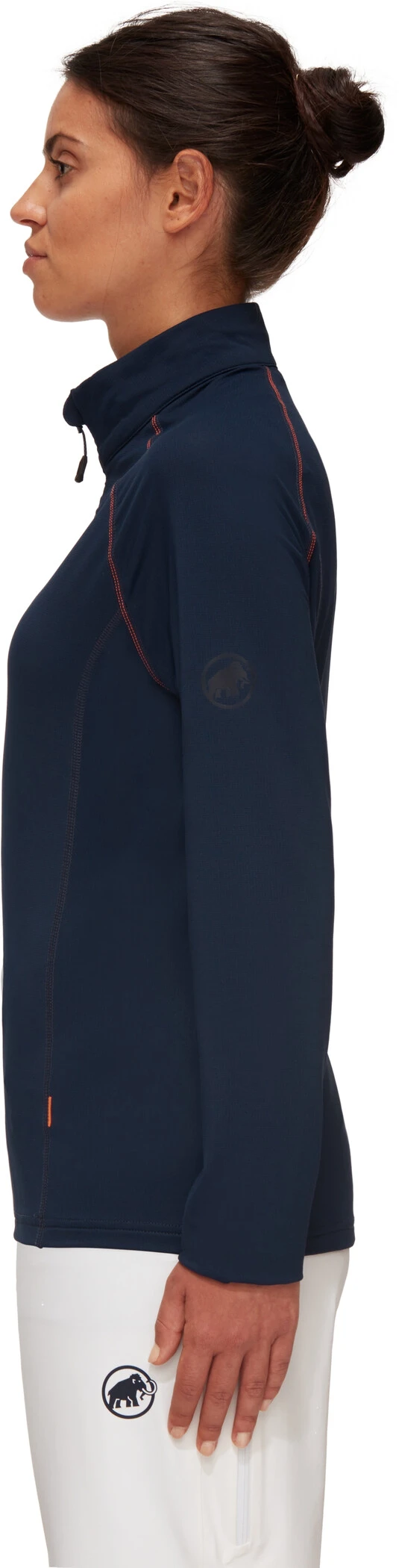 Mammut Snow Pull à fermeture éclair torse Femme, bleu 4 Mammut Snow Pull à fermeture éclair torse Femme, bleu – Image 4