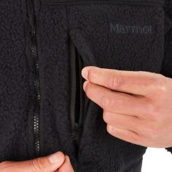 Marmot Aros Polaire 1/2 zip Homme, noir -Elen Sport Boutique marmot aros fleece 1 2 zip men black 6