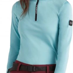 O'Neill Clime Half Zip Fleece Women, blanc -Elen Sport Boutique oneill clime half zip fleece women aqua sea 3 1