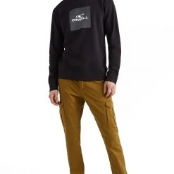 O'Neill Cube Crew Sweatshirt Men, olive -Elen Sport Boutique oneill cube crew sweatshirt men black out 5 2