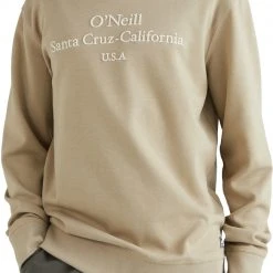 O'Neill Pique Sweat Col Ras-Du-Cou Homme, gris -Elen Sport Boutique oneill pique crew sweatshirt men crockery 3