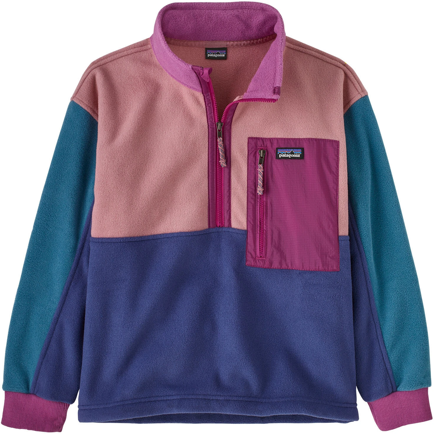 Patagonia Microdini Pull à fermeture éclair torse Enfant, Multicolore 1 Patagonia Microdini Pull à fermeture éclair torse Enfant, Multicolore