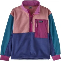 Patagonia Microdini Pull à fermeture éclair torse Enfant, Multicolore