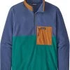 Patagonia Microdini Pull à fermeture éclair torse Homme, gris