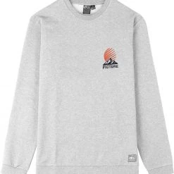 Picture Noutima Back Print Haut Col Ras-Du-Cou Homme, gris