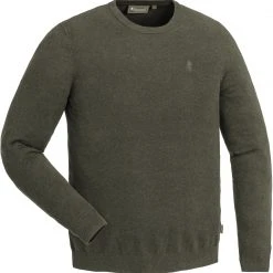Pinewood Värnamo Crewneck Pull en tricot Homme, vert