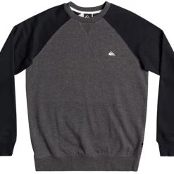 Quiksilver Everyday Crew Pull Homme, gris/olive