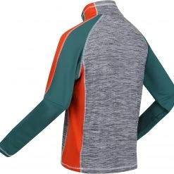 Regatta Hepley LS Shirt Men, gris/Bleu pétrole -Elen Sport Boutique regatta hepley ls shirt men admiral blue pacific green 4