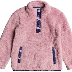 Roxy Mini Alabama Haut en polaire Adolescents, rose
