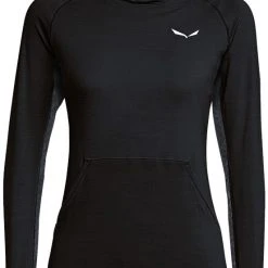 SALEWA Puez Melange Dry Veste à capuche Femme, noir
