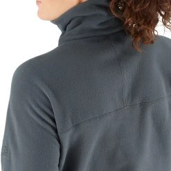 Salomon Sntial Cosy Chemise polaire semi-fermée à manches longues Femme, gris 9 Salomon Sntial Cosy Chemise polaire semi-fermée à manches longues Femme, gris -Elen Sport Boutique salomon sntial cosy fleece half zip ls shirt women ebony 5