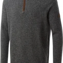 Elen Sport Boutique 19 Elen Sport Boutique -Elen Sport Boutique sherpa kantega 1 4 vetoketjullinen villapaita miehet harmaa 2 2