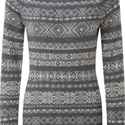 Sherpa Paro Sweat Col Ras-Du-Cou Femme, gris
