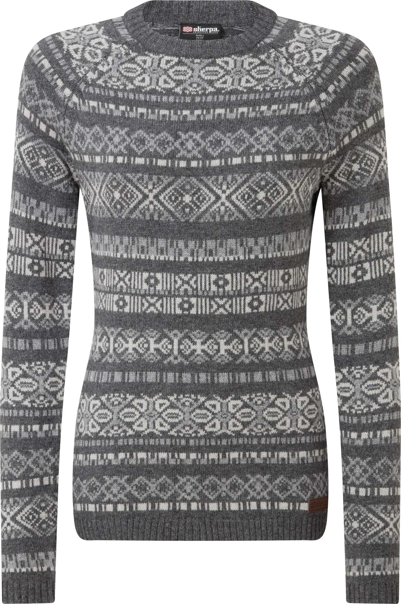 Sherpa Paro Sweat Col Ras-Du-Cou Femme, gris 1 Sherpa Paro Sweat Col Ras-Du-Cou Femme, gris