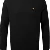 Tentree TreeFleece Classic Sweat Col Ras-Du-Cou Homme, noir