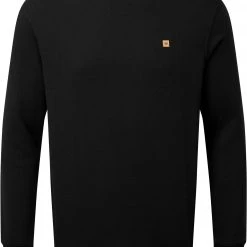 Tentree TreeFleece Classic Sweat Col Ras-Du-Cou Homme, noir