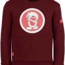 TROLLKIDS Trolltunga Sweat-shirt Enfant, rouge