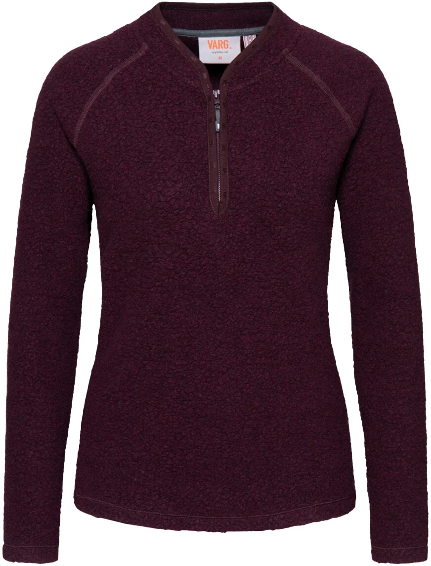 Varg Dragö Pull en laine Femme, rouge 1 Varg Dragö Pull en laine Femme, rouge