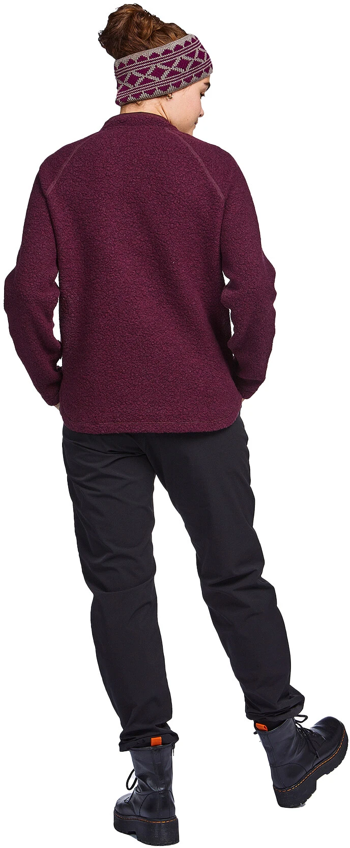 Varg Dragö Pull en laine Femme, rouge 5 Varg Dragö Pull en laine Femme, rouge – Image 5